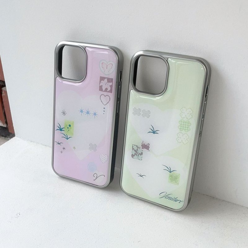 [MADE][Epoxy Silver Bumper Case] Spring-Scented Pieces