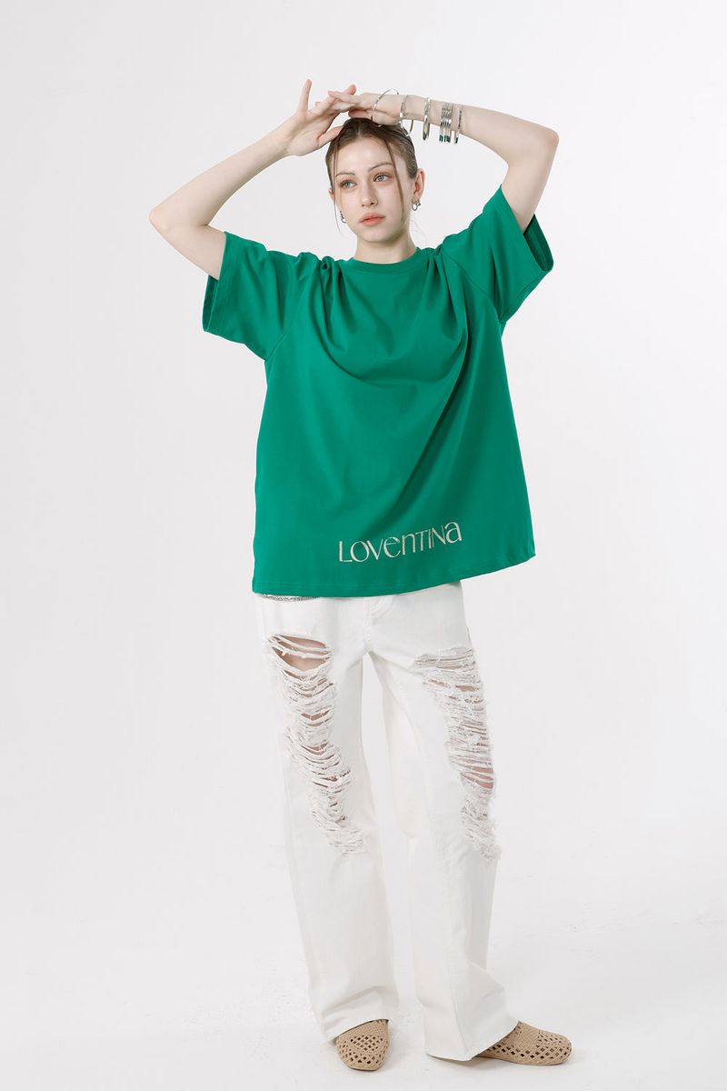 DAMAGED JEANS_WHITE