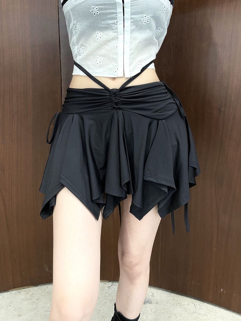 Seow(ソウ)の「933. Free strap shirring mini sk-pt (2color)(Pants)」