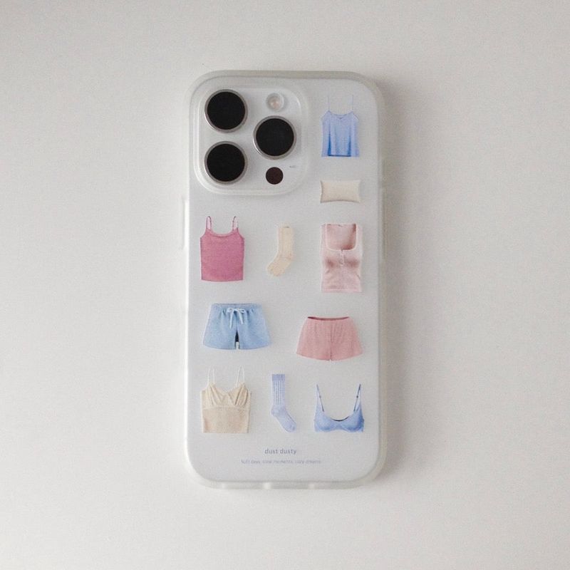 dust dusty(ダストダスティ)の「pajamas2 semitransparent case(Smartphone Accessories)」