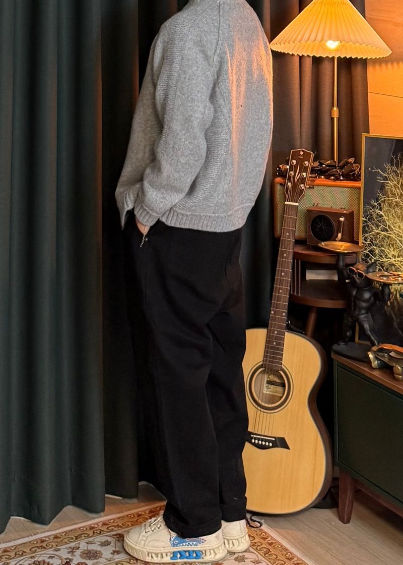 [virstyle original] INKKI Two-Way Wool Knit Zip-Up 2COLOR