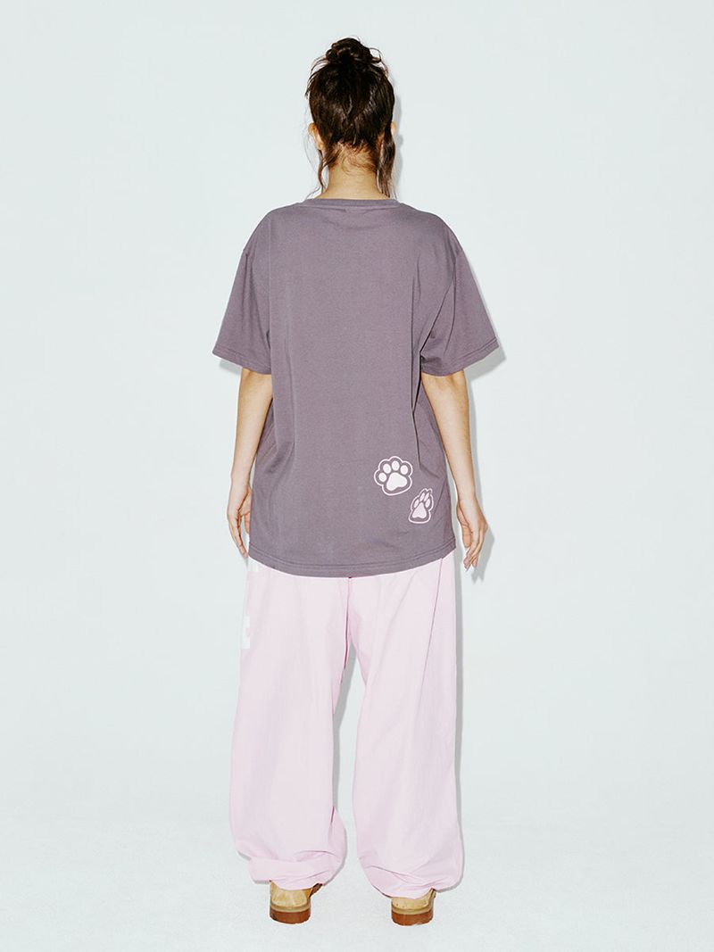 GENIUS PUPPY TEE CHARCOAL
