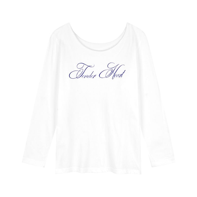 Cut-Off Long Sleeve_Navy