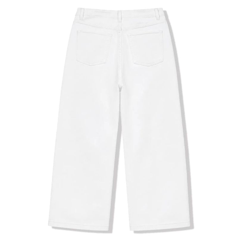 basic washing wide cotton pants (white)