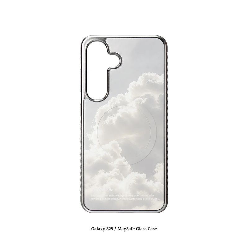 [MADE]cloud dancer motif MagSafe Glass phonecase