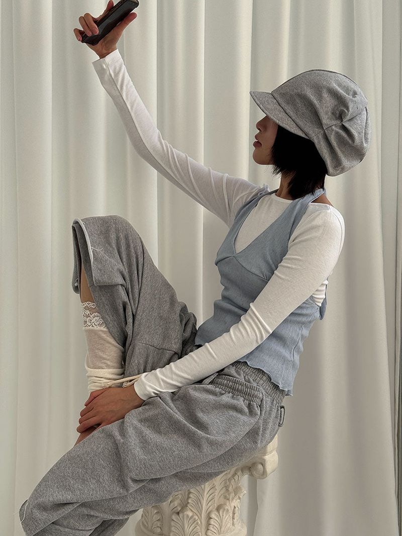 COTTON SHIRRING CAP