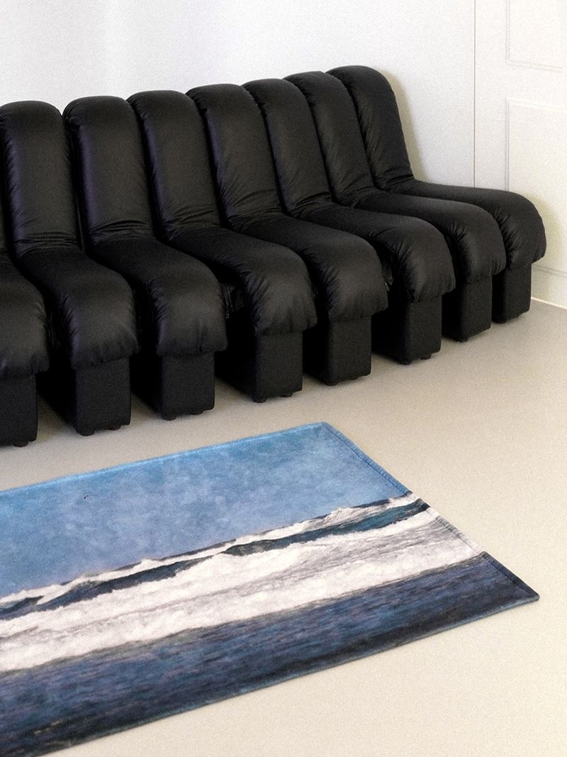blue bada rug