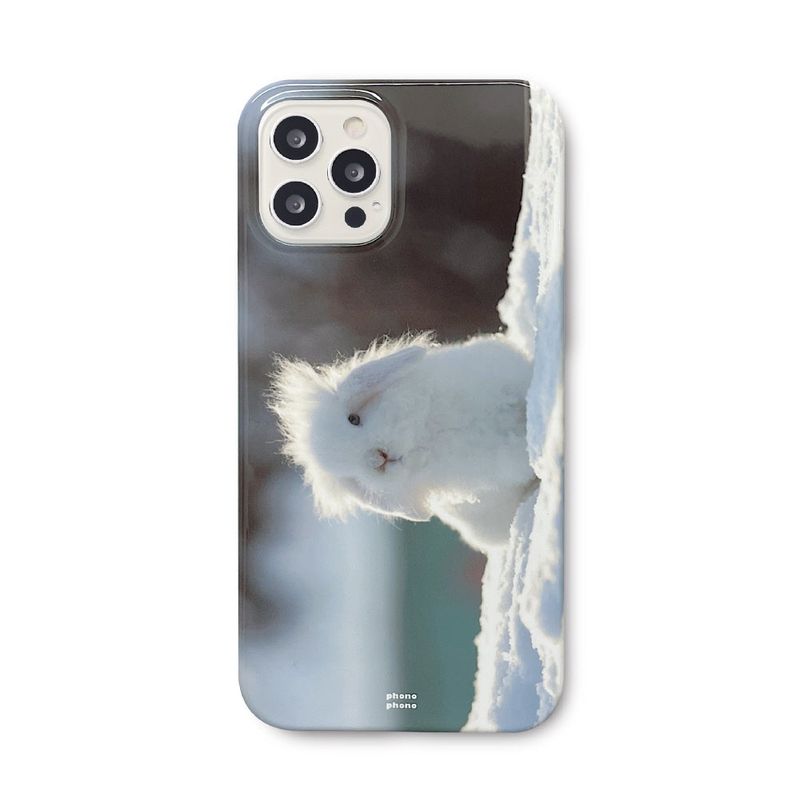 PHONO PHONO(フォノフォノ)の「WHITE BUNNY PHONE CASE (HARD)(Smartphone Accessories)」