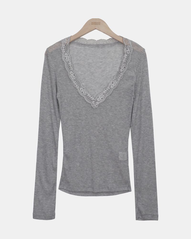 Skan Lace Long-Sleeve T-Shirt