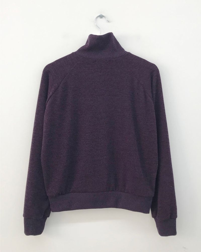 Mock neck high cardigan (3color)