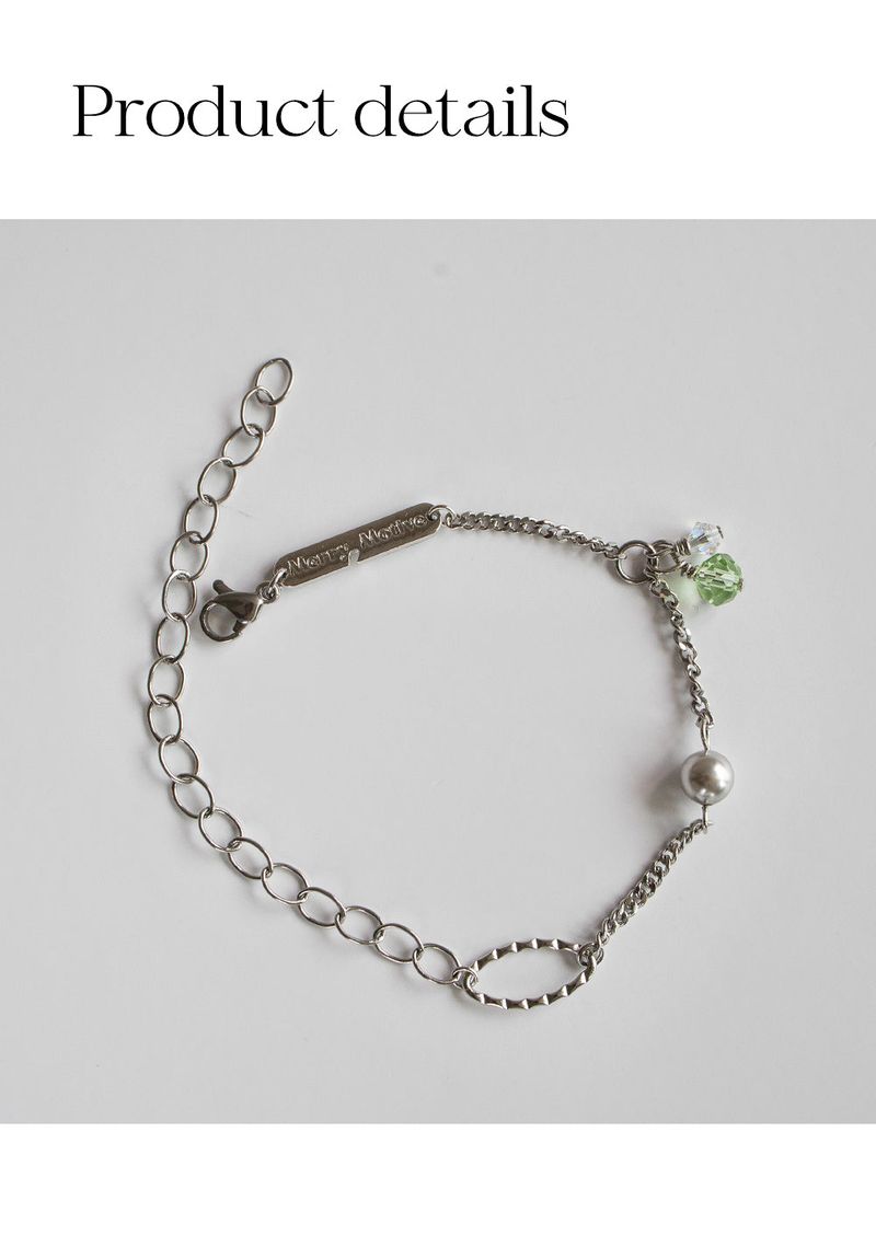 Applegreen point mix chain surgical bracelet