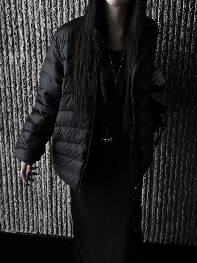 [unisex] aro duck down light puffer (2color)