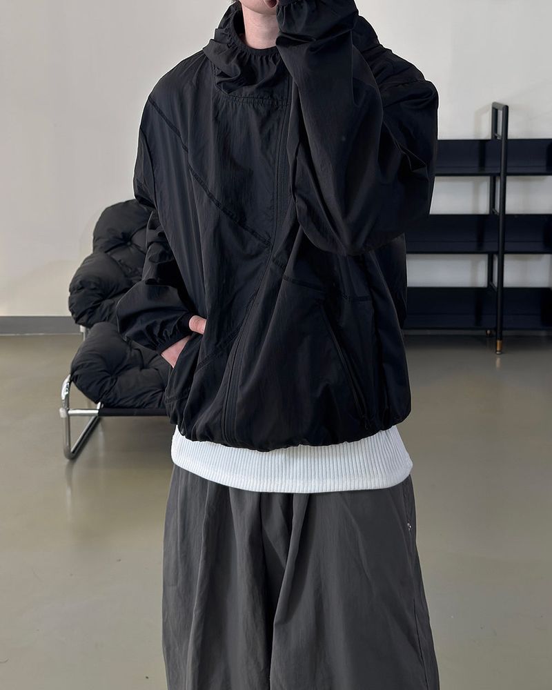 Aeric Diagonal Lightweight Windbreaker