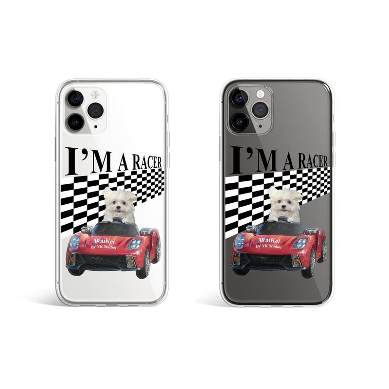 Jelly phone case maltese racer