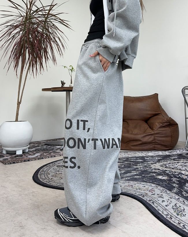 Freno Lettering Sweatpants