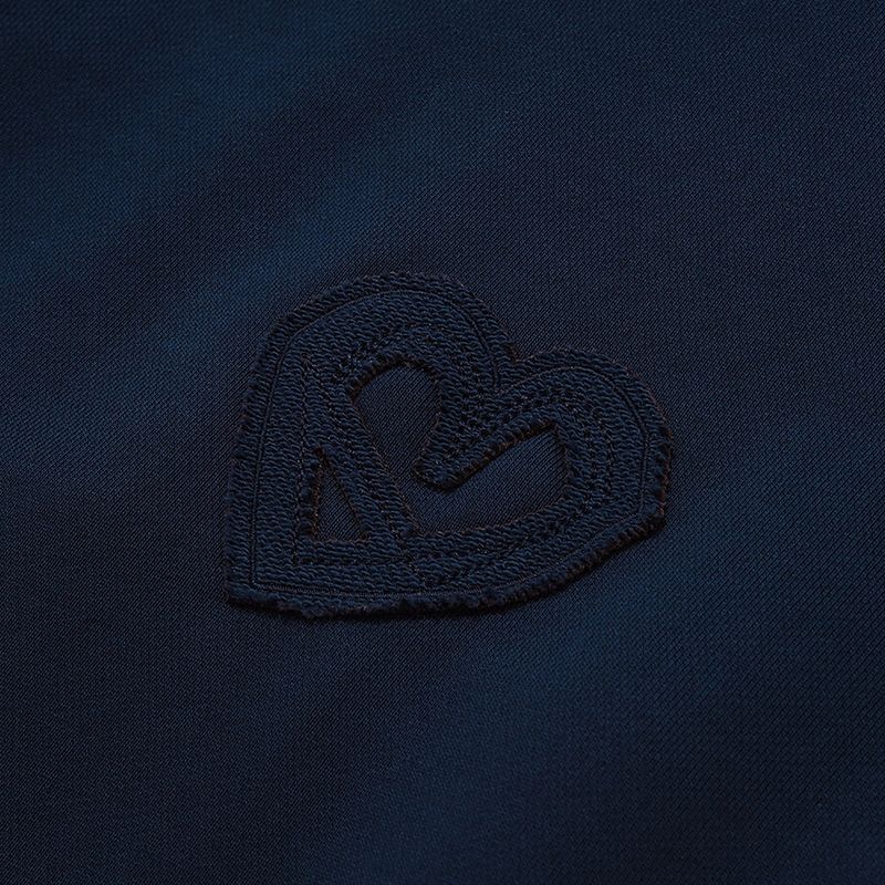Open back sweat shirt / Navy