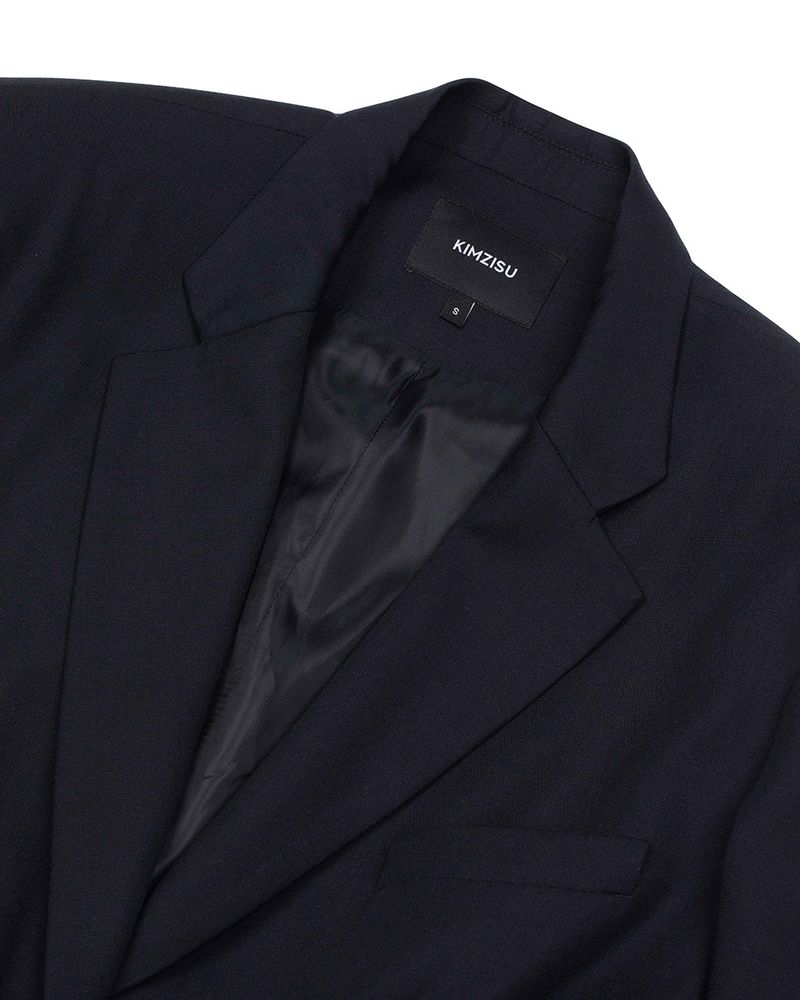 DOZI - Pinched Tailored Jacket _ Navy