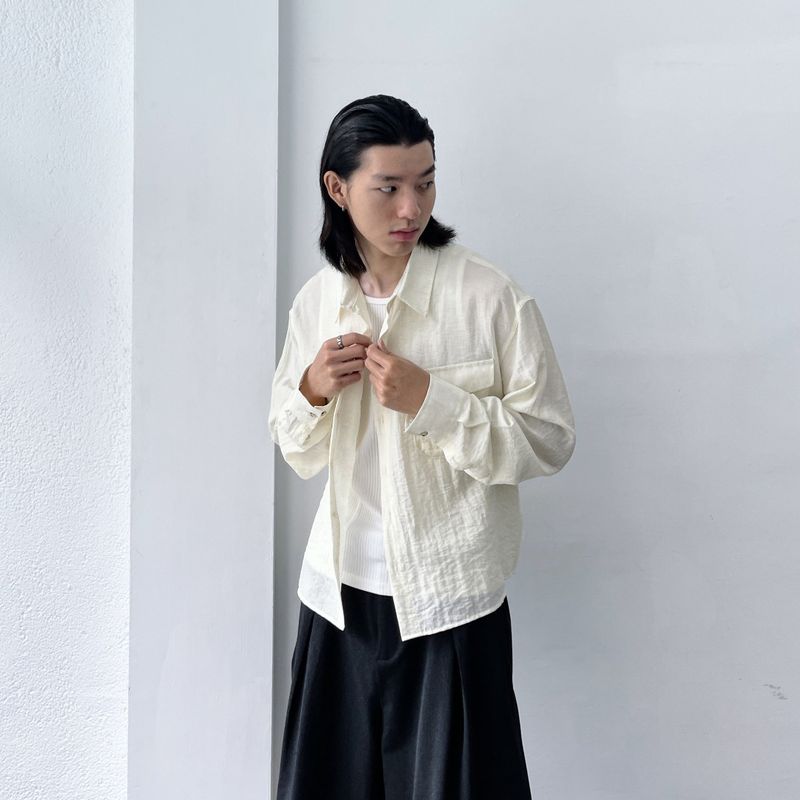 Urban Crinkle Flap Pocket Shirt