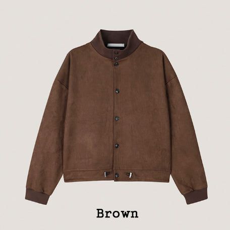 Kanji High-Neck Crop Cardigan