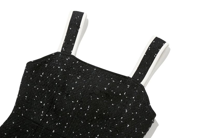 PURE TWEED DRESS_BLACK