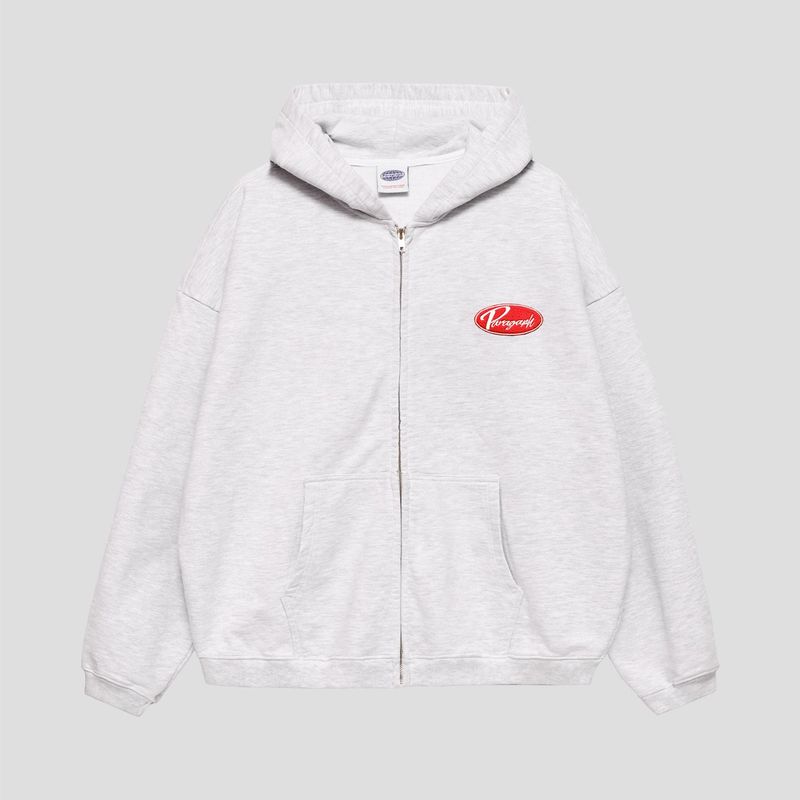 PARAGRAPH(パラグラフ)の「SCRIPT LOGO PATCH ZIP HOODIE(Tops)」