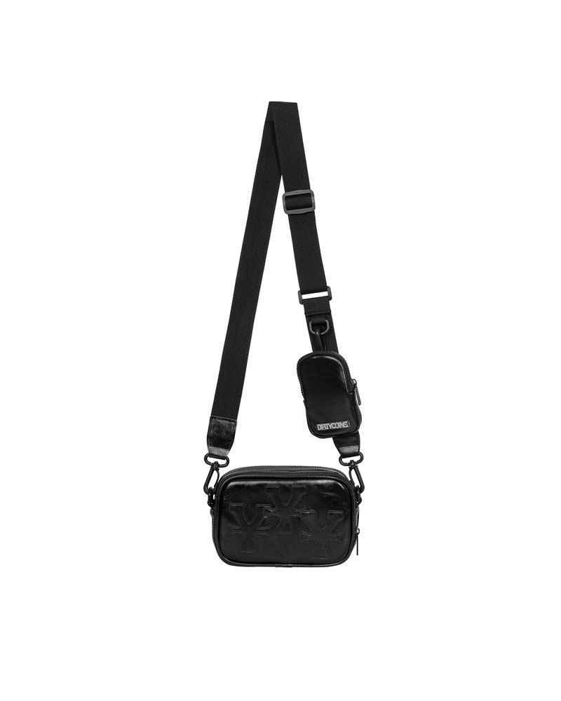 DirtyCoins（ダーティーコインズ）の「DirtyCoins Logo Patches Crossbody Bag Black（Bags）」