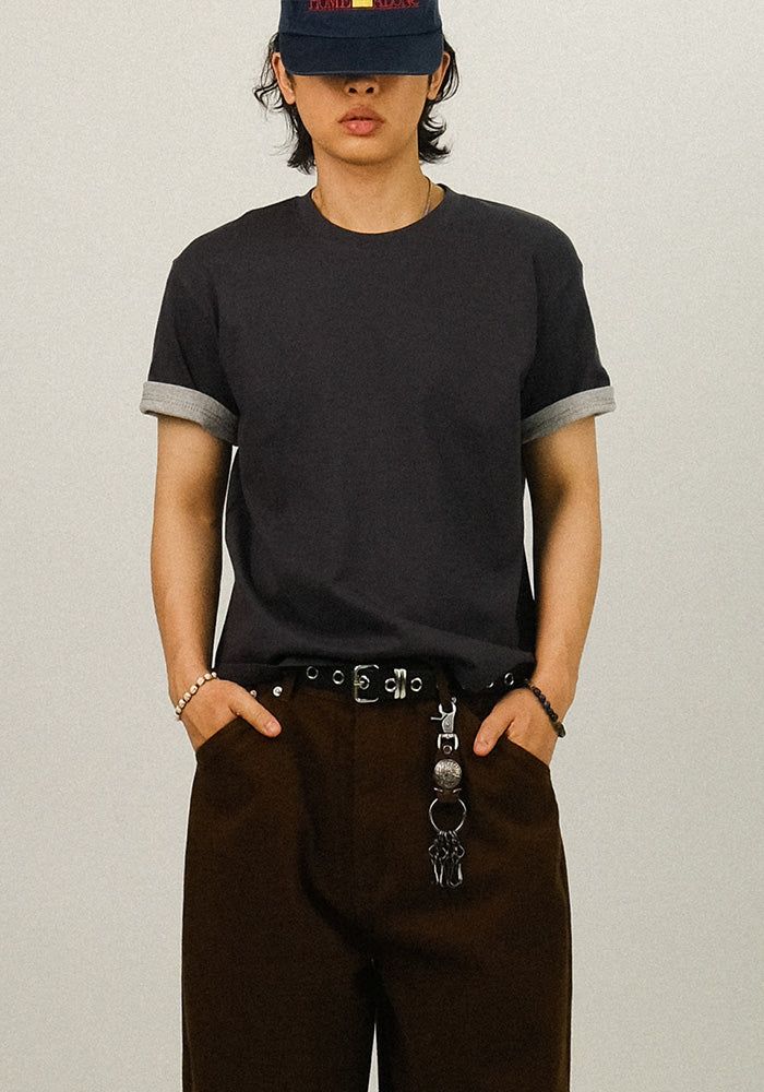 HA Roll-up Layered Muscle Fit 1/2 T