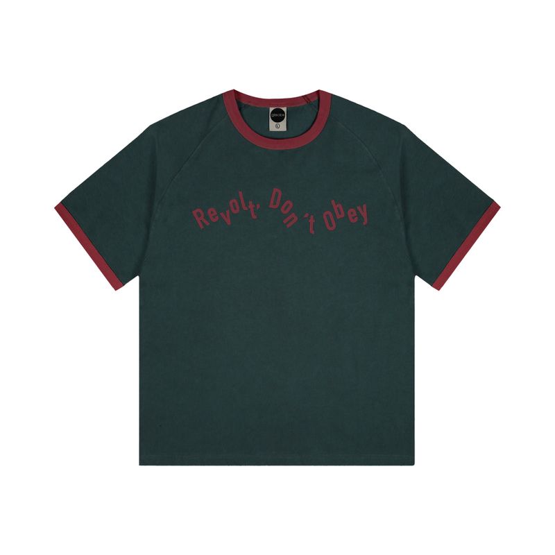 GLACK（グラック）の「GT127 Nostalgia Color Block Ringer T-shirt (GREEN)（Tops）」