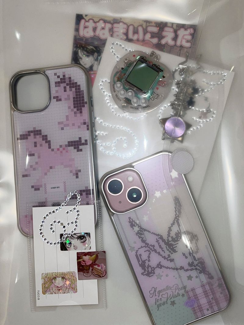 Gentle pony (Silver Epoxy) phone-case