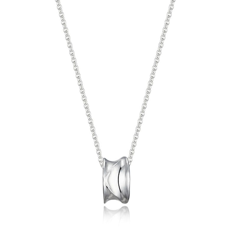 SAND DUNE NECKLACE (M) (SILVER)