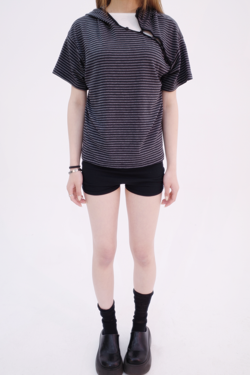 ピーナッツ ダンガラ フード付きTシャツ