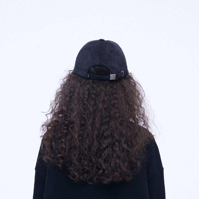 Illusion Corduroy Cap Black