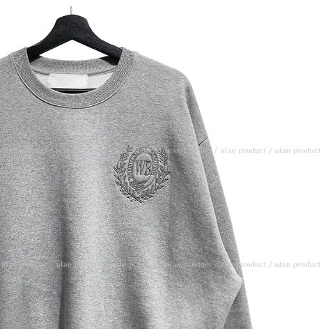 Daphne embroidery brushed sweatshirt