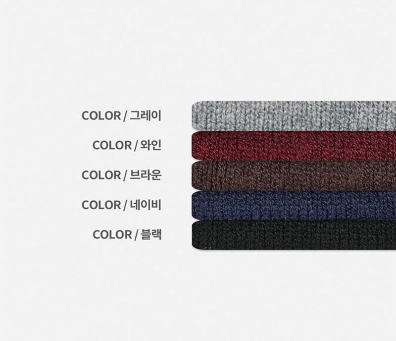 Crop round knit(5color)