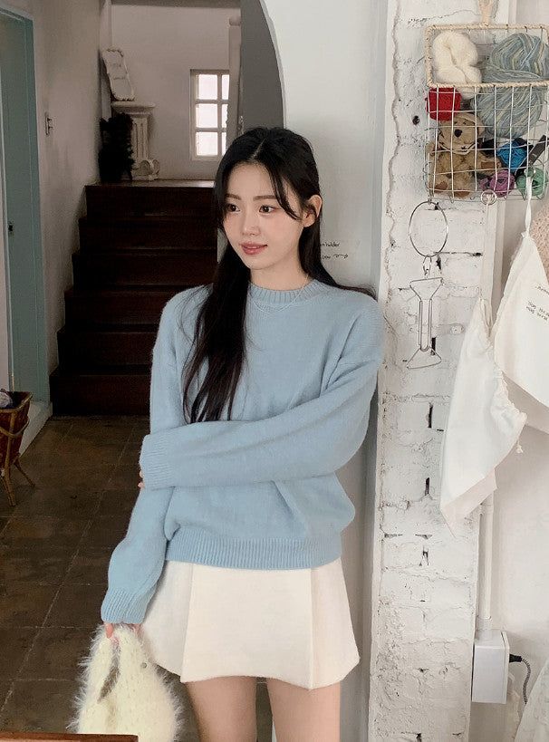 [SHOPPERMADE] Boucle Two Pintuck Mini Skirt (2color)