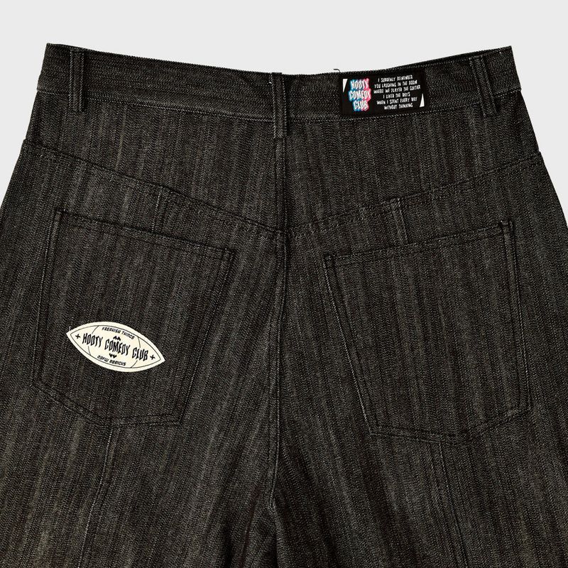 DIPPING SAUCE TWO TUCK DENIM PANTS