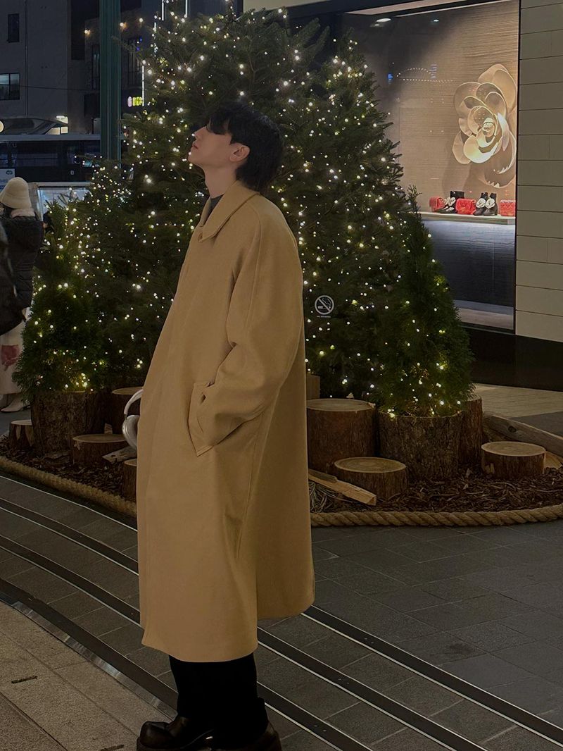 ASCLO Benia Raglan Long Coat (3color)