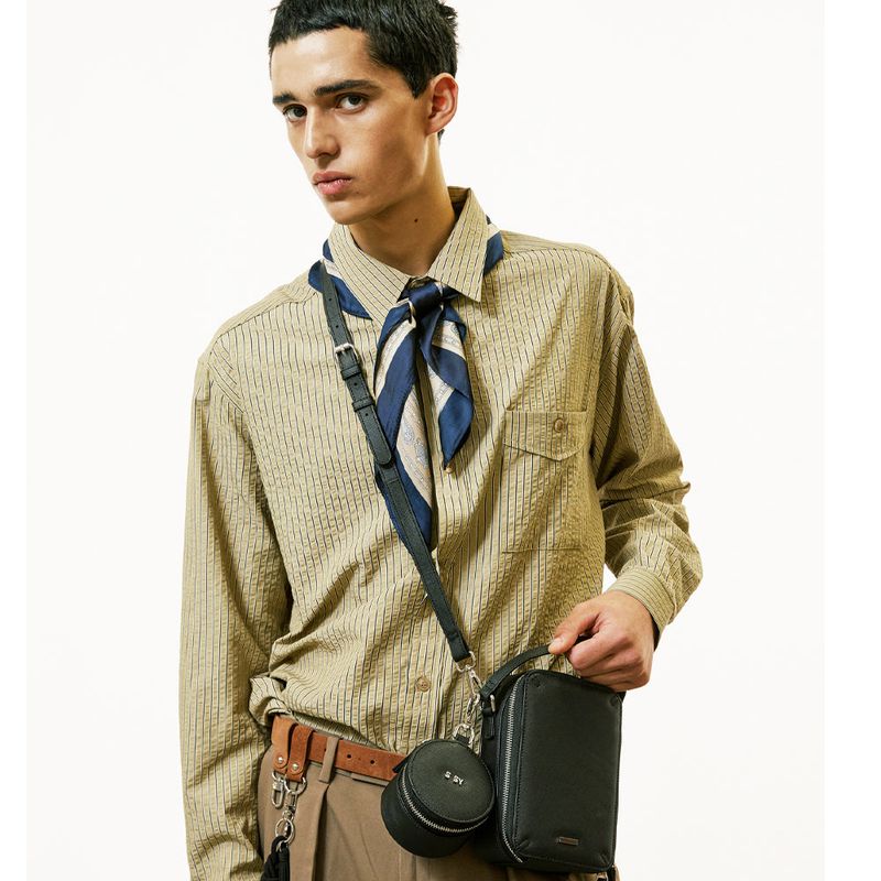 S SY（エスエスワイ）の「saffiano square circle room bag（Bags）」