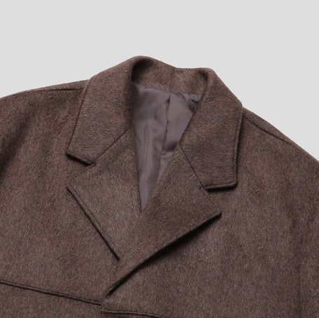 Line wool loose fit blazer