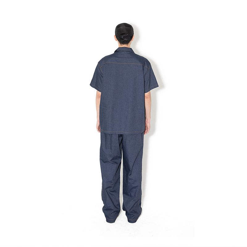 INDIGO FAKE DENIM SHIRTS
