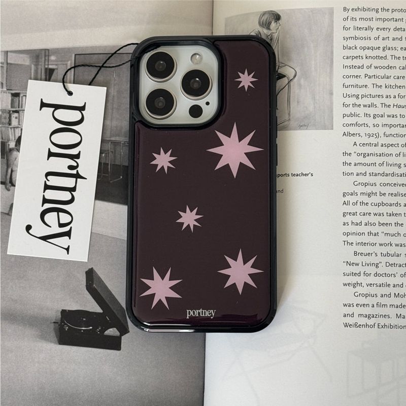 pink star epoxy case