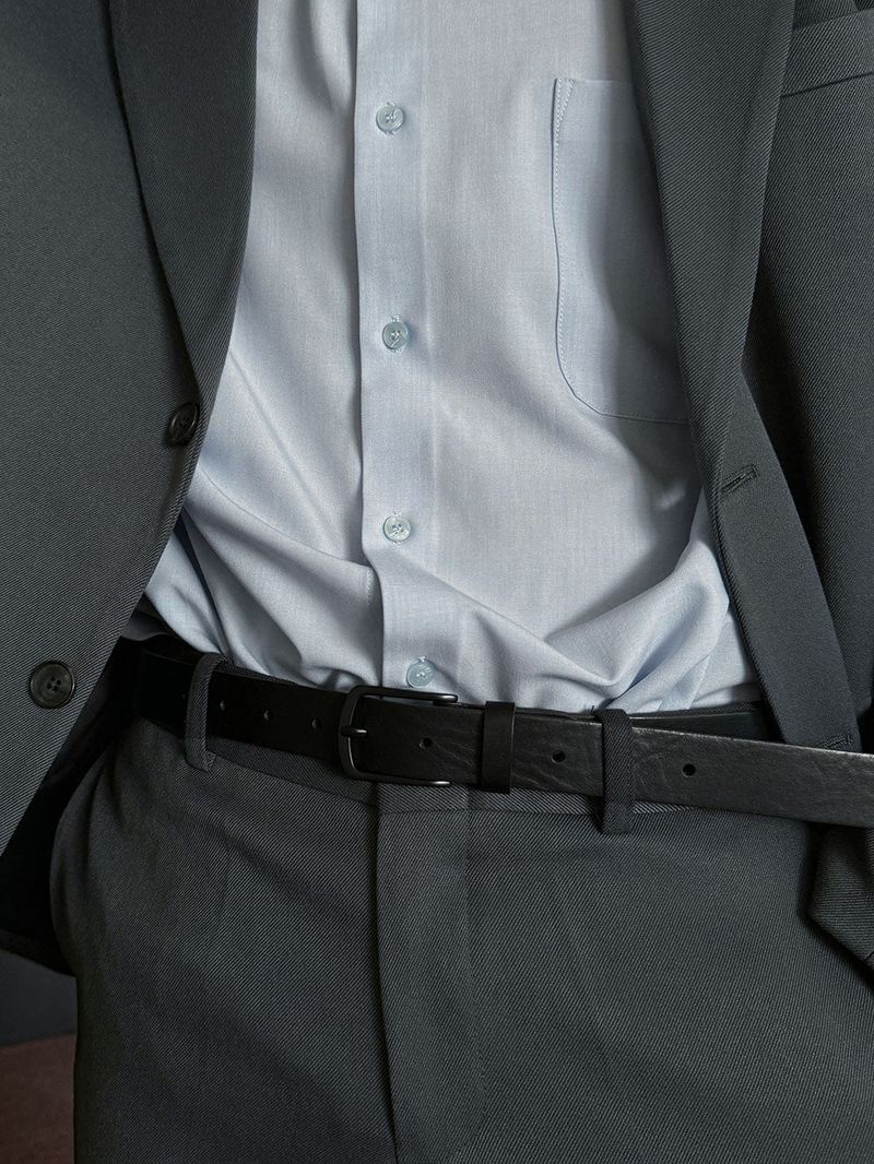ASCLO 30 Mono Black Buckle Belt (2color)