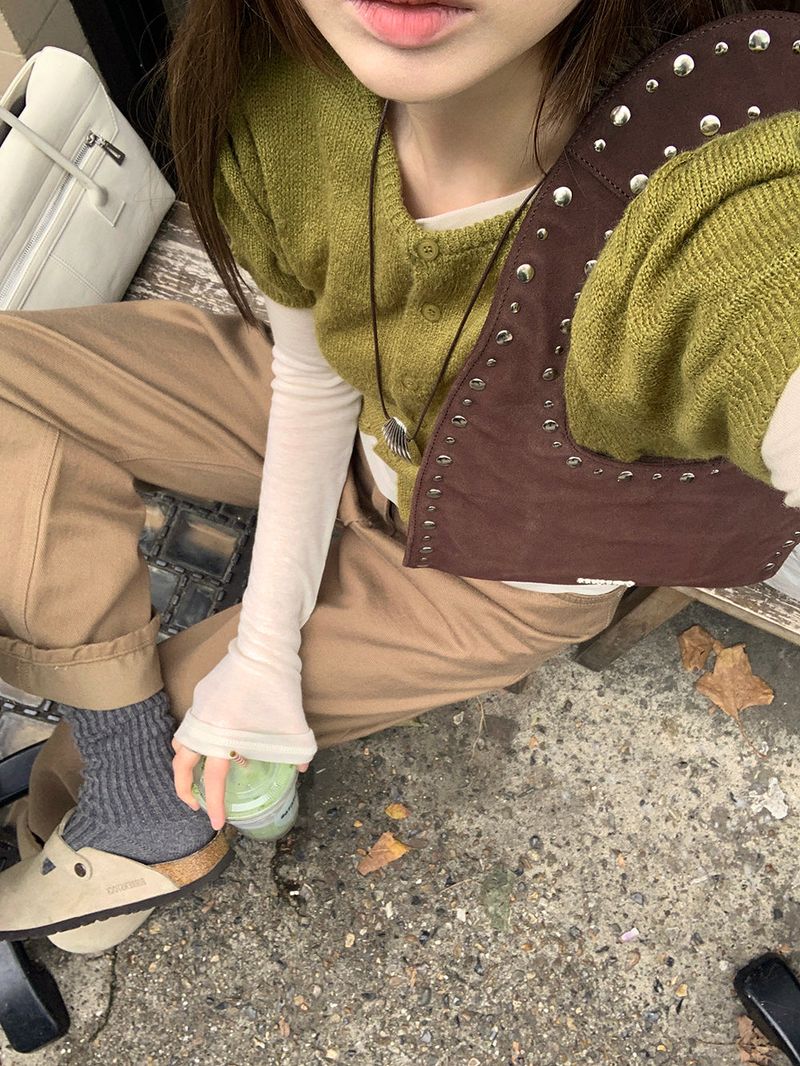 [MADE] Wearby Puff Half Cardigan