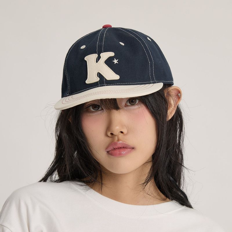 Kロゴアップリケキャップ