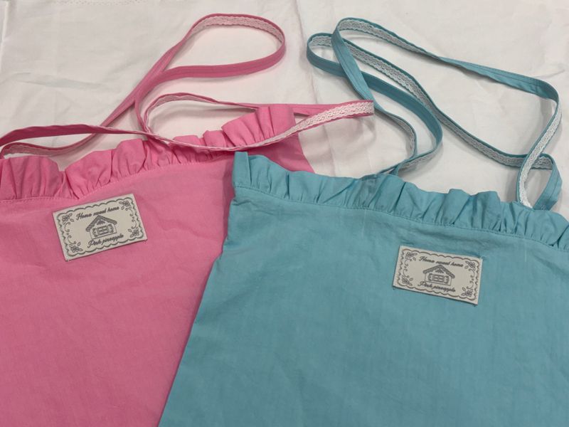 PINK PINEAPPLE（ピンクパイナップル）の「DAYLIGHT FRILL ECO BAG（Bags）」