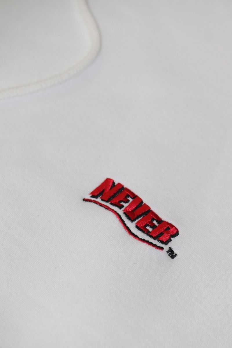 Never ending waves hoodie white