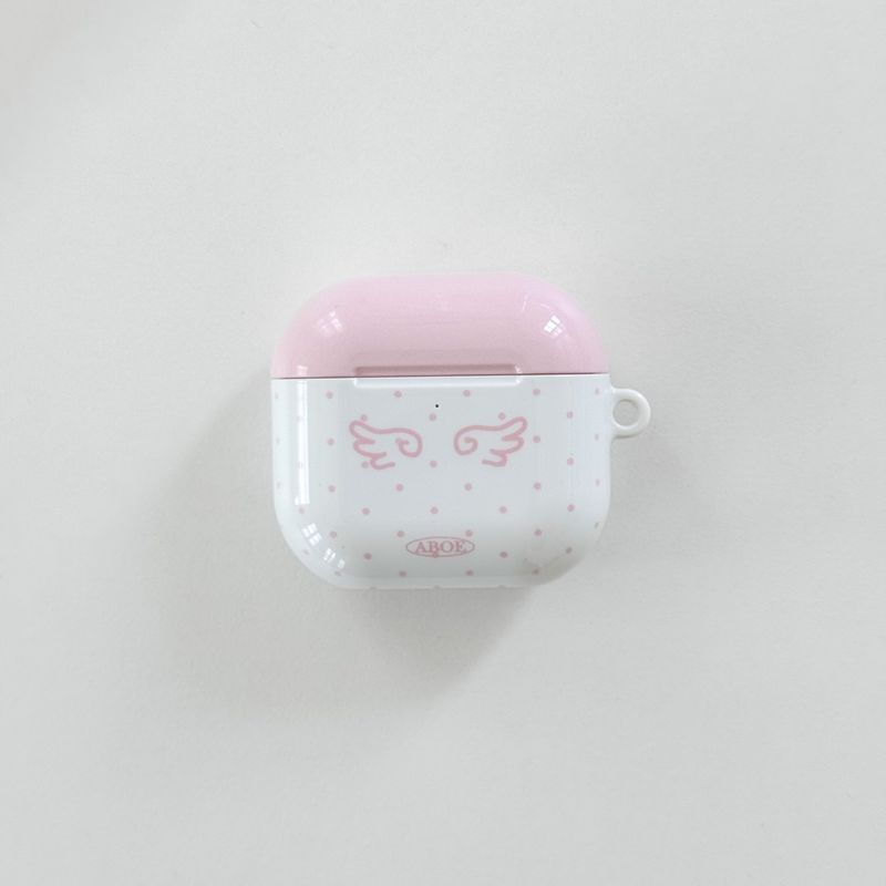 PINK ANGERLCORE Airpods Case