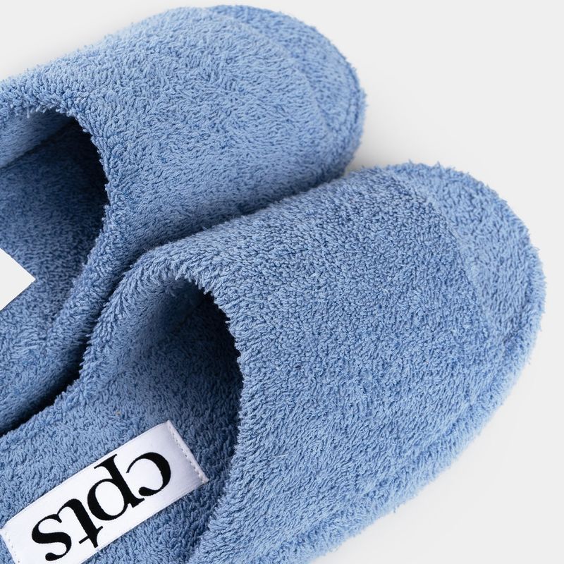 HODGEHOG TOWELING SLIDES_PALE BLUE