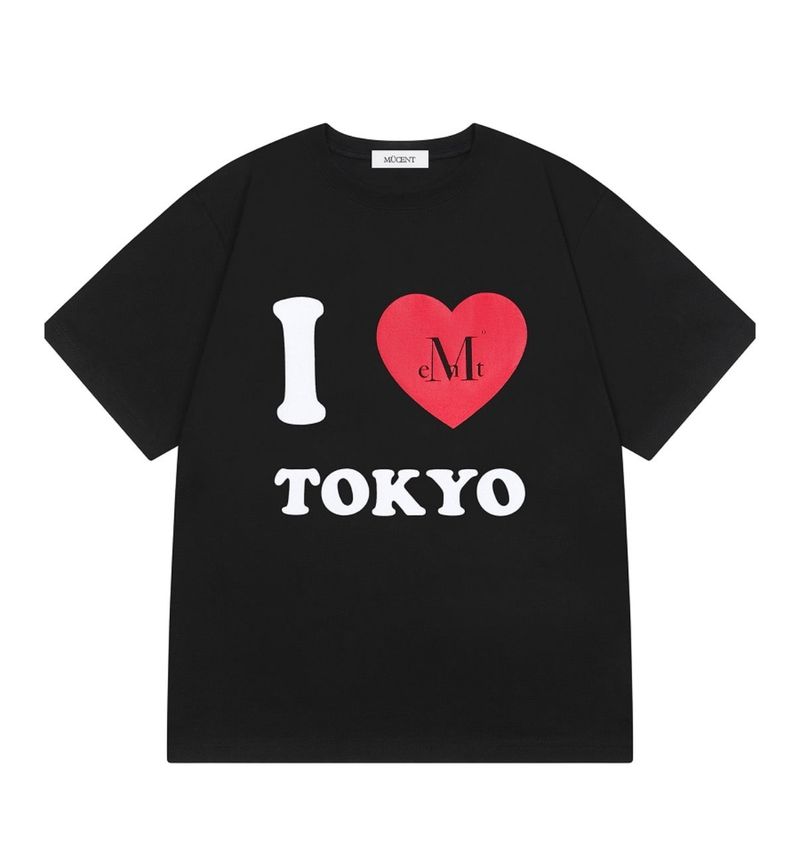 MUCENT(ムセント)の「MUCENT CITY INDEX HALF T UNISEX (9STYLES/2COLOR)(Tops)」