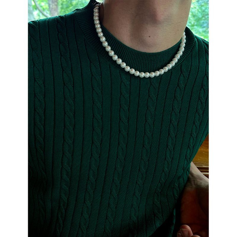 [Unisex] Pearl ball necklace